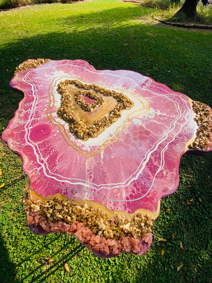 PURPLE GEODE DIY TABLE KIT