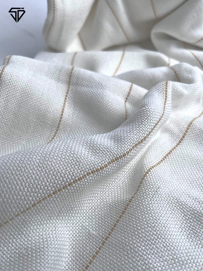 Tufting Fabric with Yellow Line (4.5ft × 4.5ft)