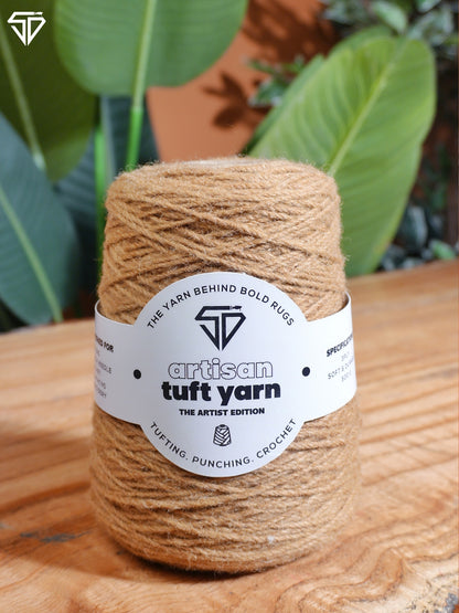 Sand Brown – 3 Ply Yarn