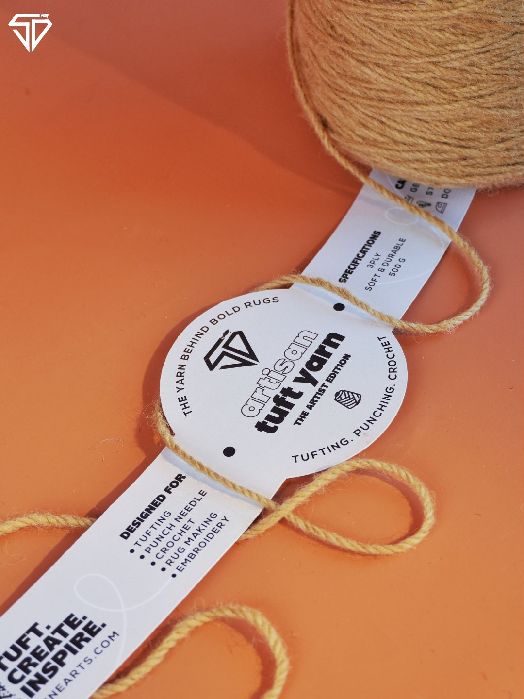 Sand Brown – 3 Ply Yarn