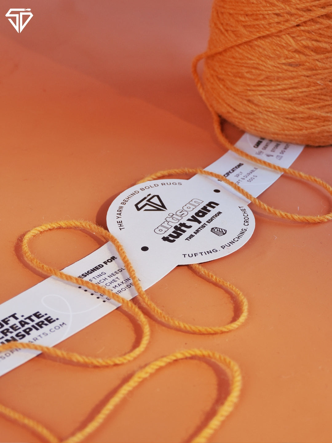 Marigold Orange – 3 Ply Yarn