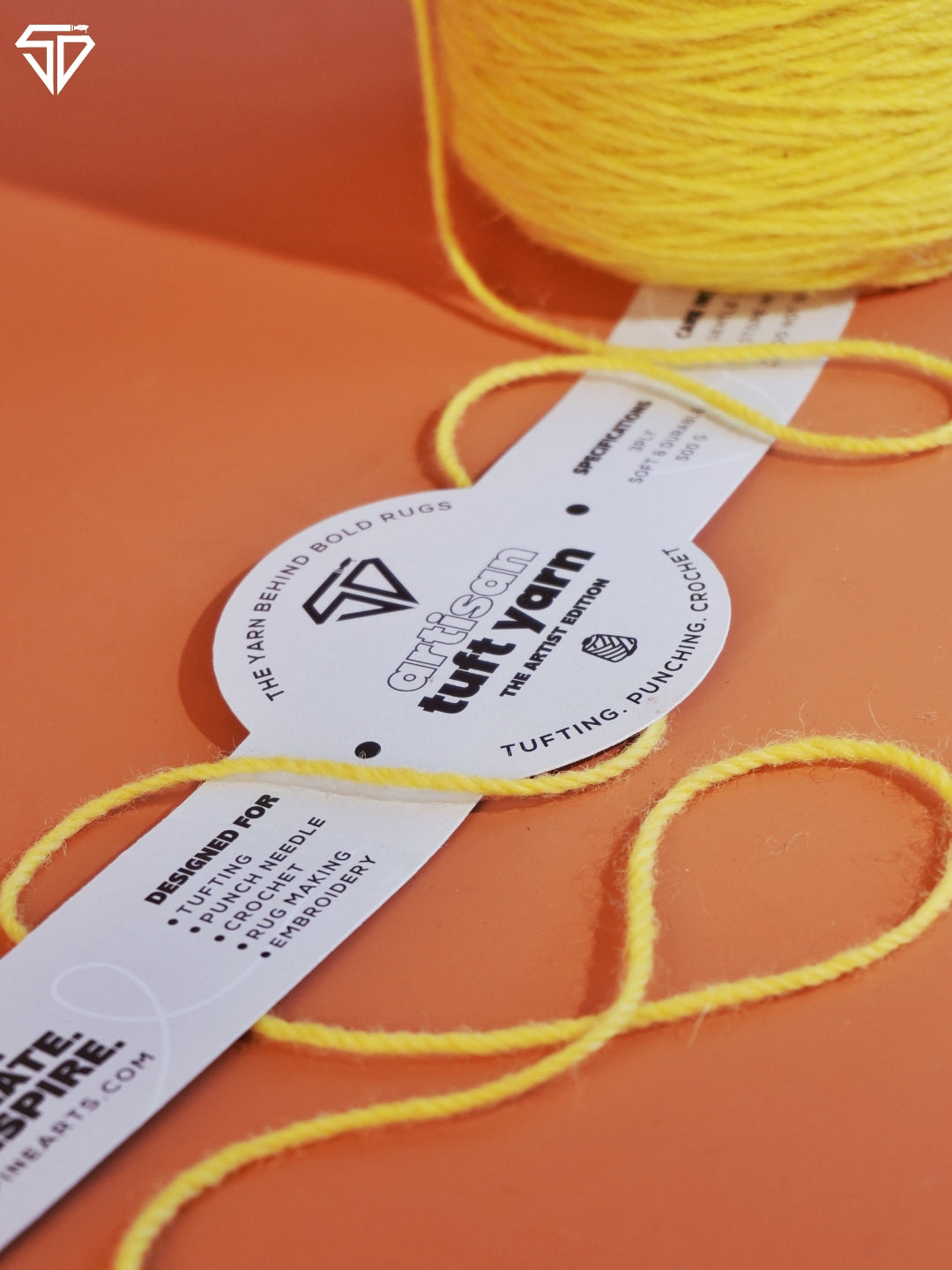 Sunny Yellow – 3 Ply Yarn