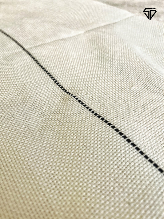 Tufting Fabric with Black Line (4.5ft × 4.5ft)