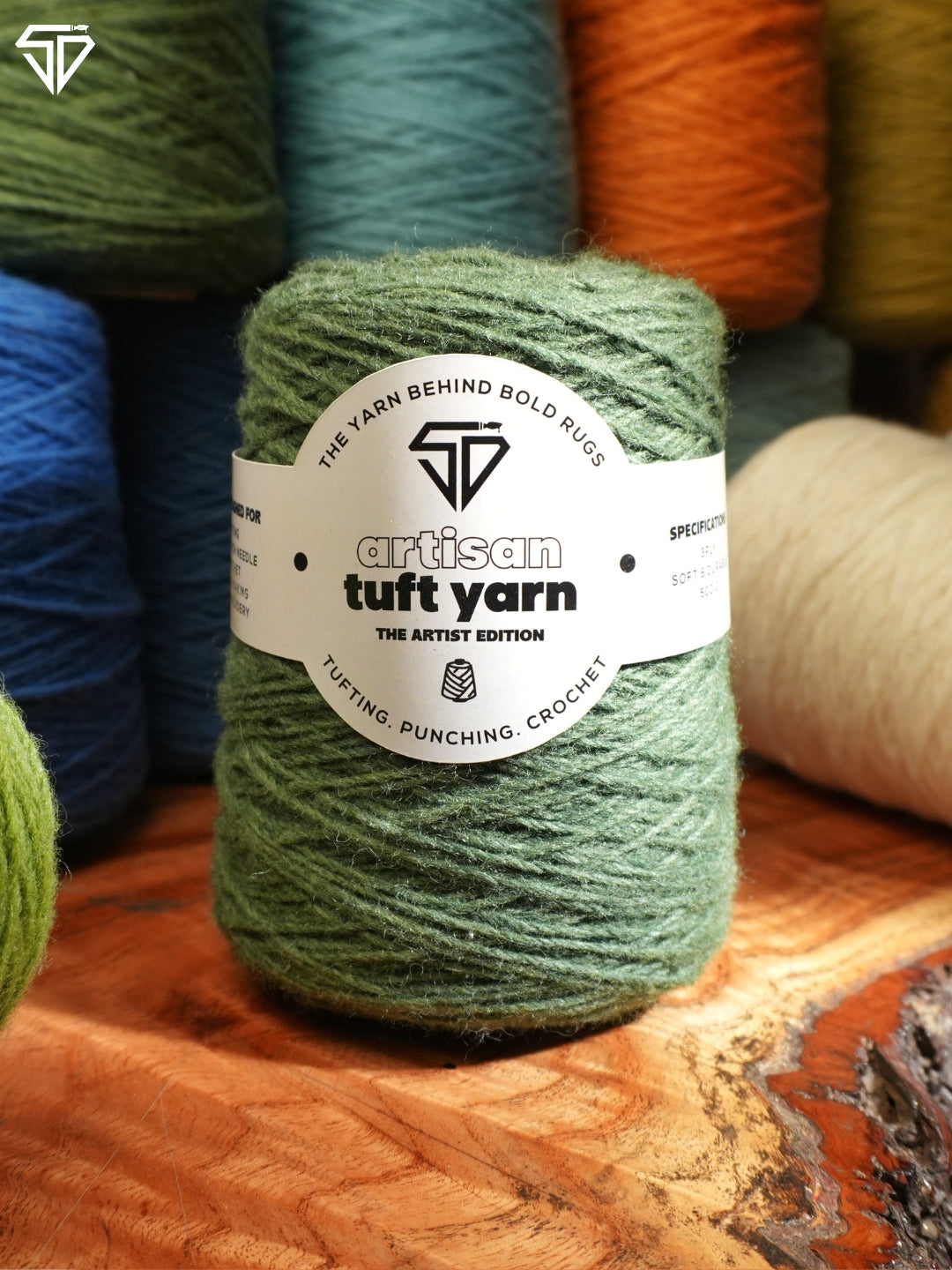 Forest Green – 3 Ply Yarn