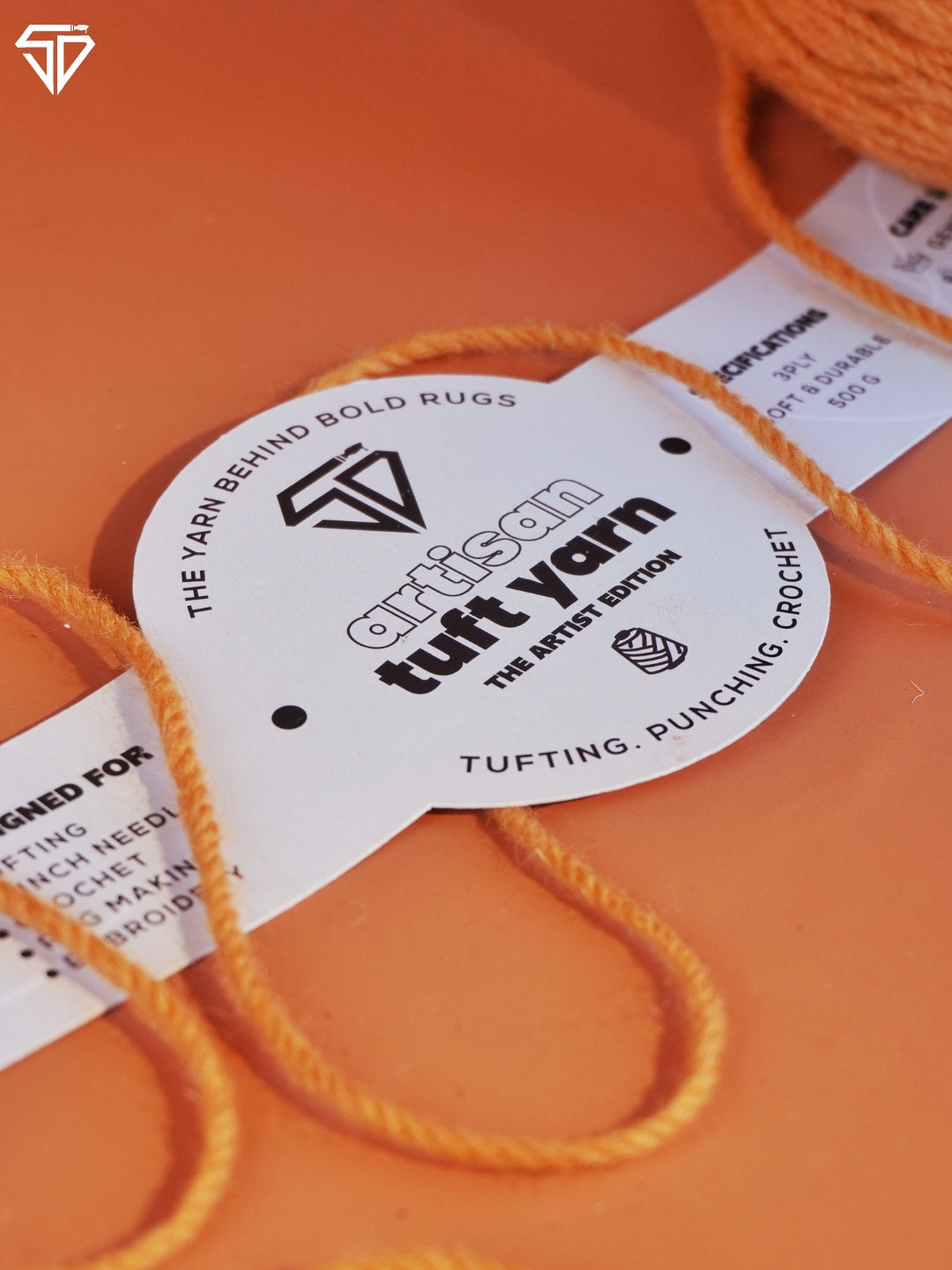 Marigold Orange – 3 Ply Yarn