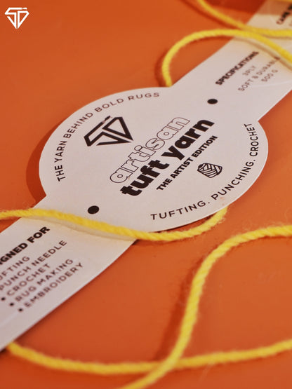 Sunny Yellow – 3 Ply Yarn