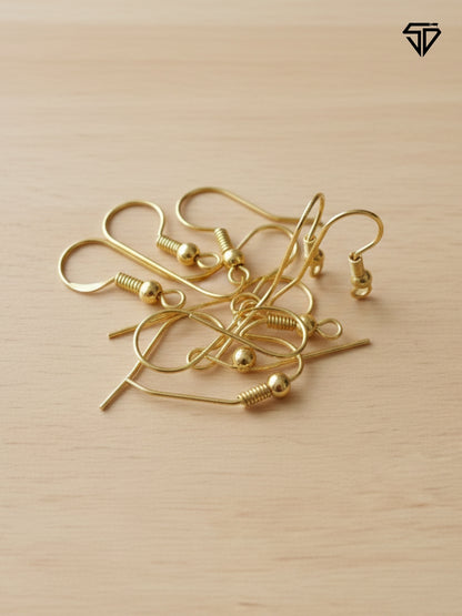 Fish-Hook Earring Attachments- 5 pair