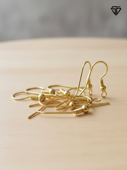 Fish-Hook Earring Attachments- 5 pair