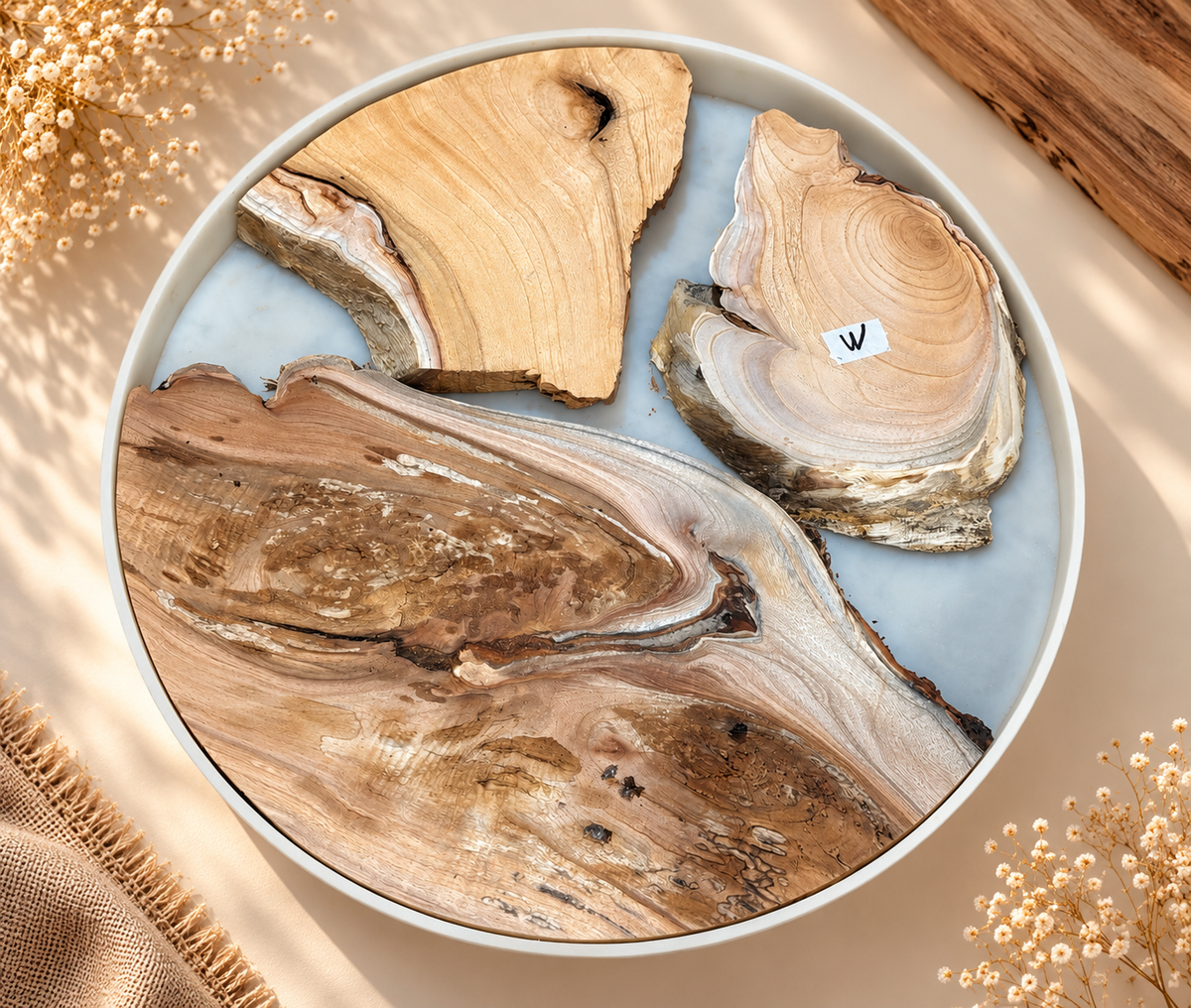 Wooden log - W