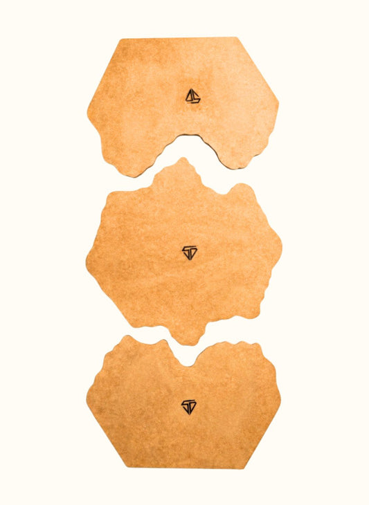 3-Piece MDF Geode Structure