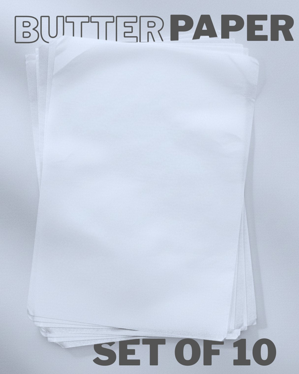 Butter Paper A4 Size- Set of 10