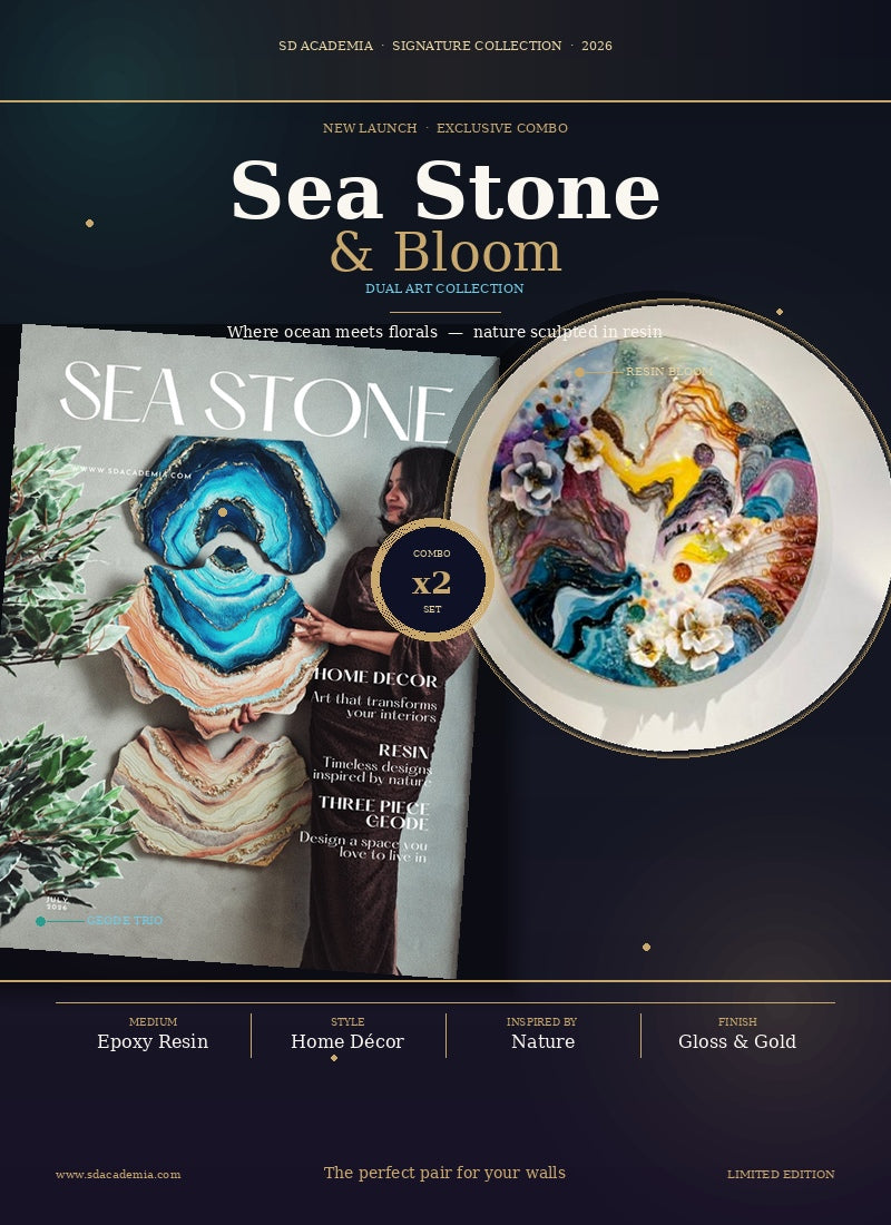 Combo: Sea Stone Geode x 36" Prisma Kit