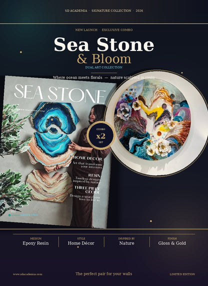 Combo: Sea Stone Geode x 36" Prisma Kit
