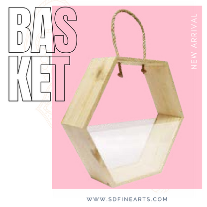Hexagon Acrylic Basket