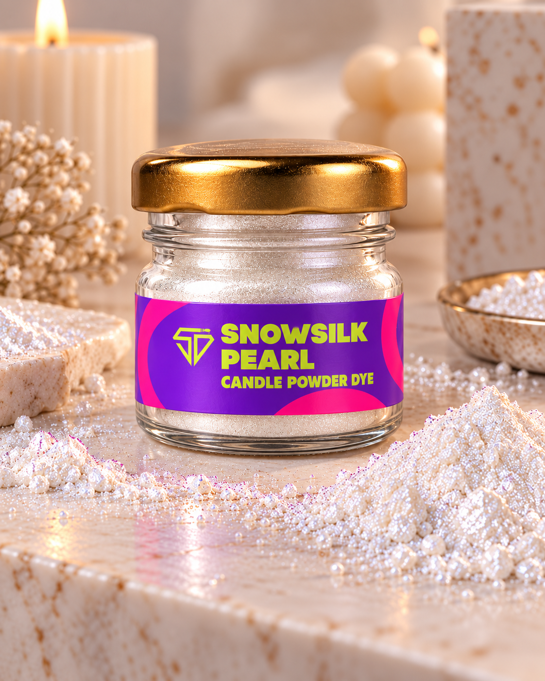 SnowSilk Candle Powder Dye - 10g