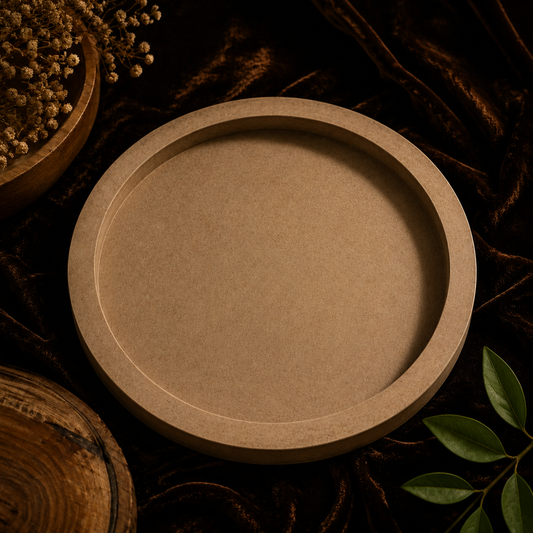 Round Mdf Tray - 12 inch