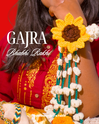 Sunflower Gajra Bandhan Set