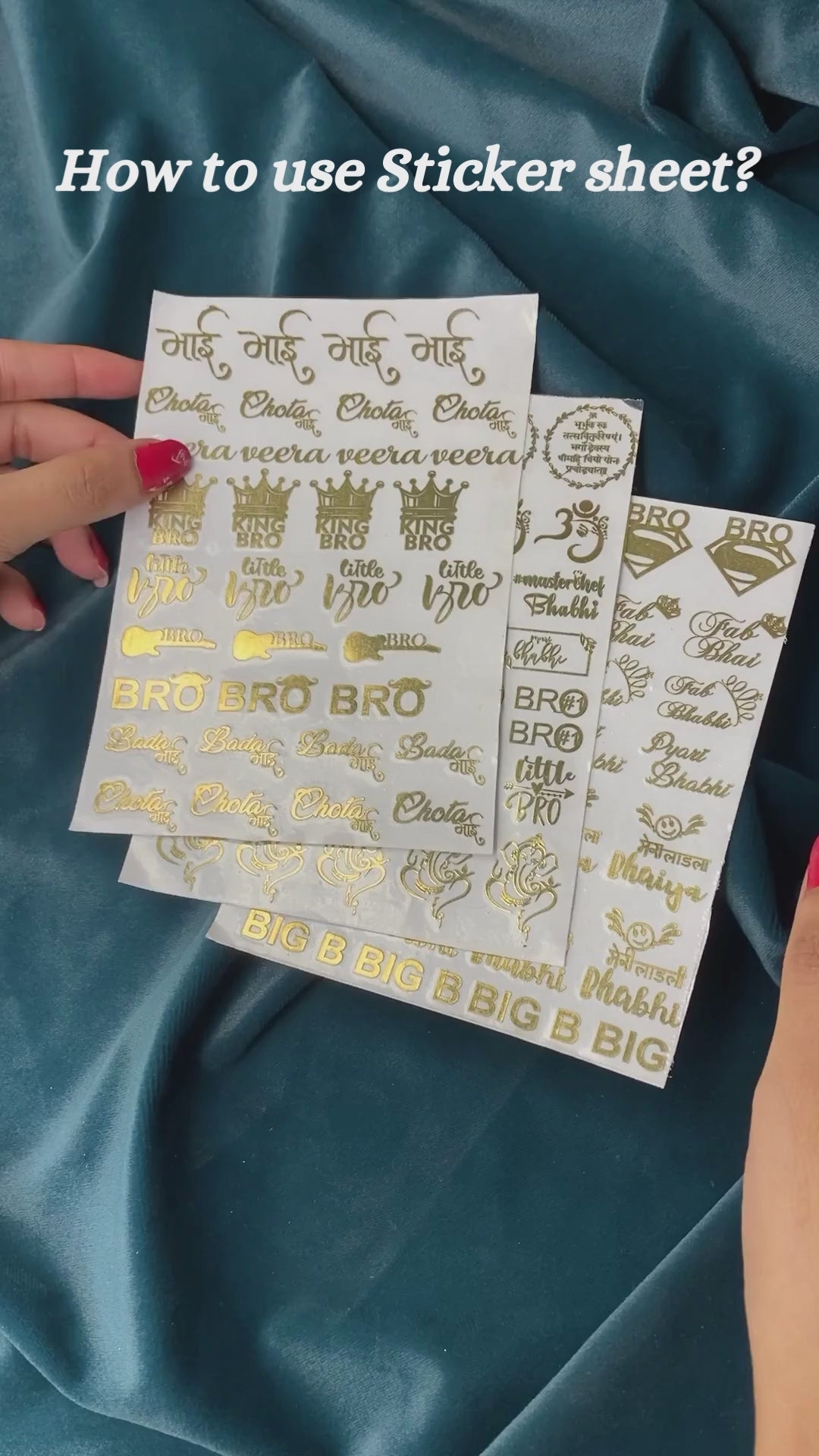 Sticker Sheet (Size: A6) : DESIGN B – SD Fine Arts