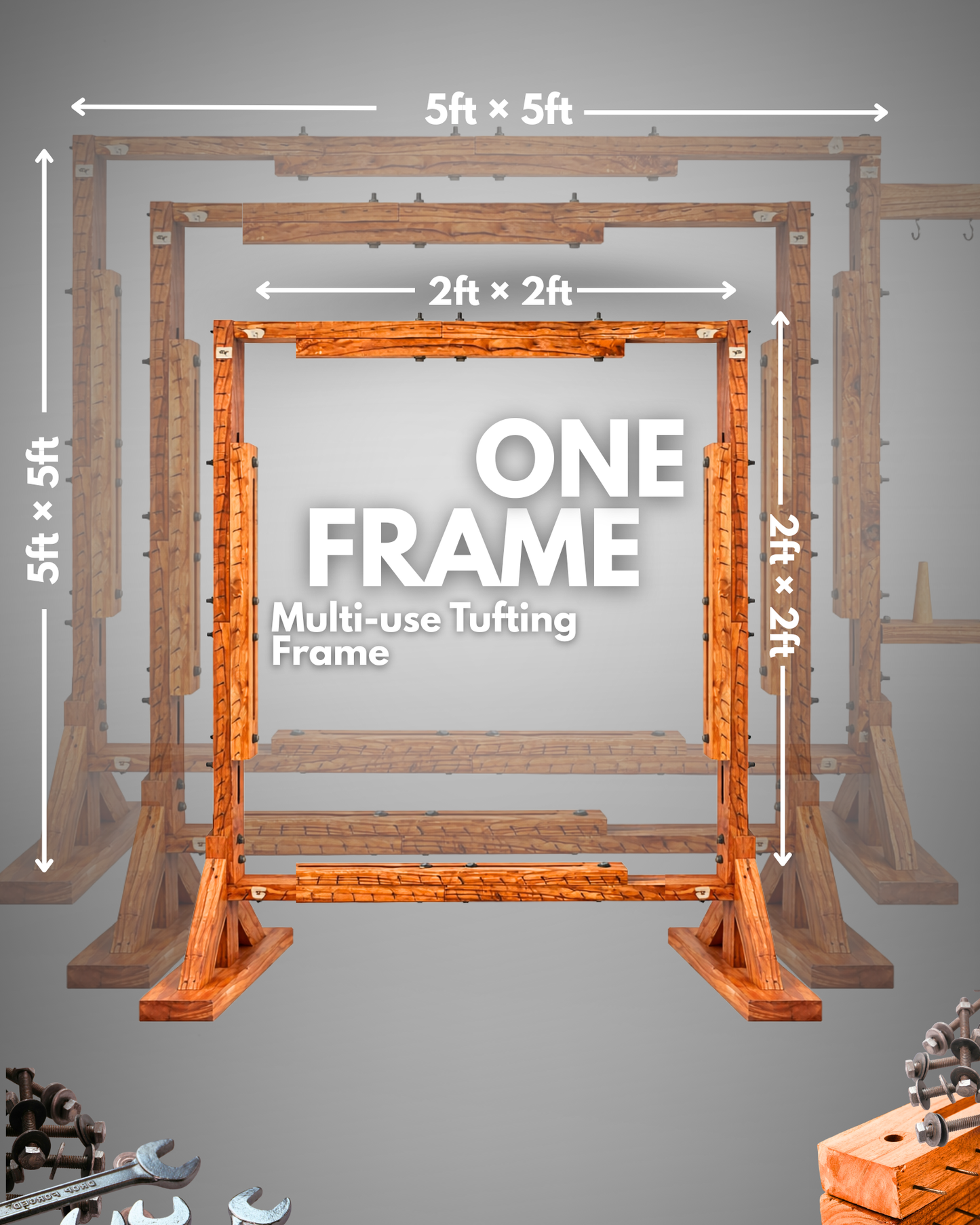 SD Exclusive Customizable Tufting Frame