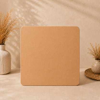 Flat Rounded Square MDF Table