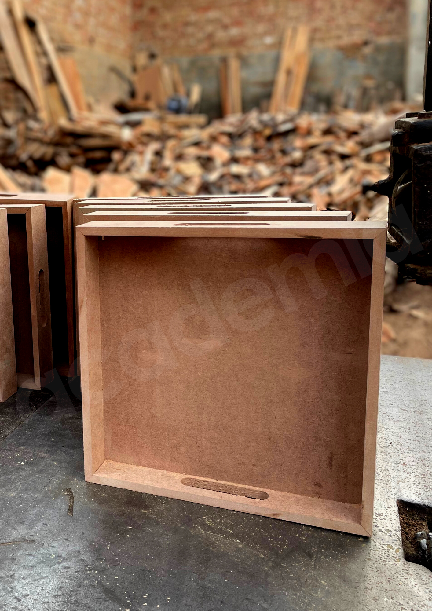 Square MDF tray - 12in