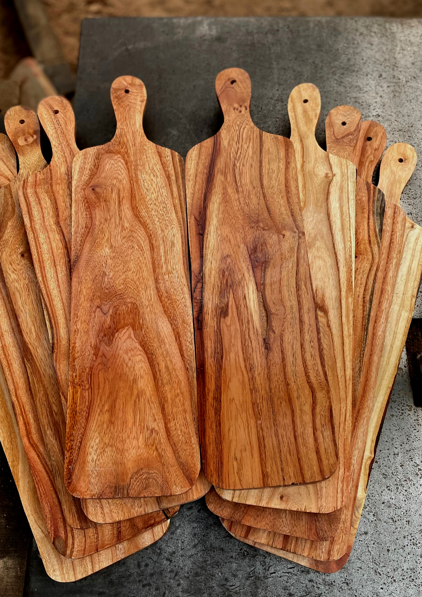 The Foot Log Wooden Platter