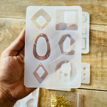 5 Piece Jewelry Silicon Mould
