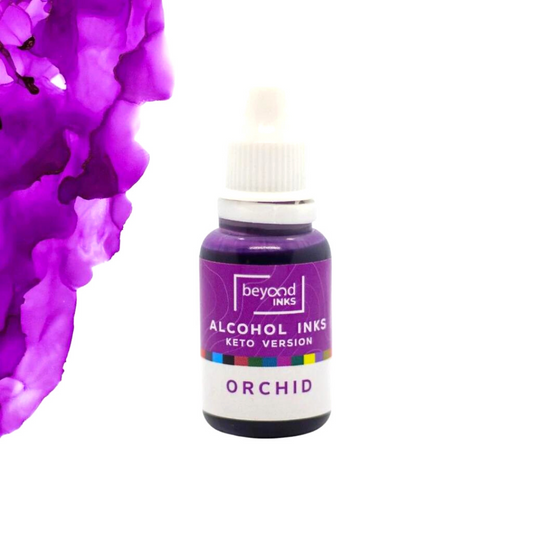 Orchid alcohol ink