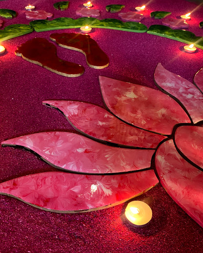 MDF LOTUS LAKSHMI RANGOLI