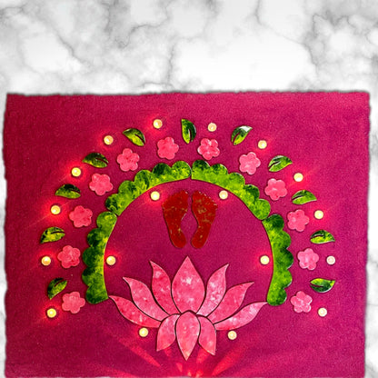 MDF LOTUS LAKSHMI RANGOLI